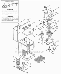 Part Location Diagram of 6132101300 DeLonghi Spring