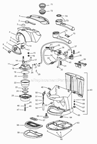 Part Location Diagram of 512302 DeLonghi Warning Light