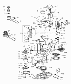 Part Location Diagram of 534629 DeLonghi Stopper