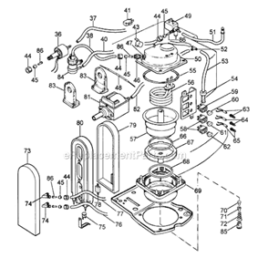 Page B Diagram and Parts List for BARM200  DeLonghi Coffee Maker