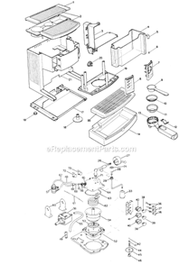 Part Location Diagram of 5332159900 DeLonghi Cover