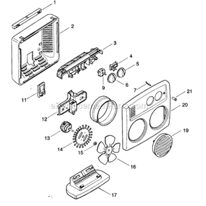 Part Location Diagram of 512856 DeLonghi Motor