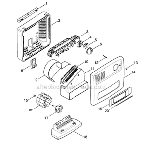 Part Location Diagram of 611916 DeLonghi Spring