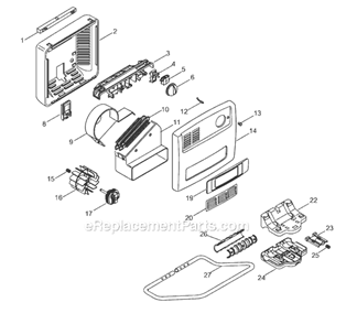 Page A Diagram and Parts List for BMU12  DeLonghi Heater