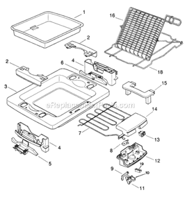 Part Location Diagram of 512114 DeLonghi Microswitch