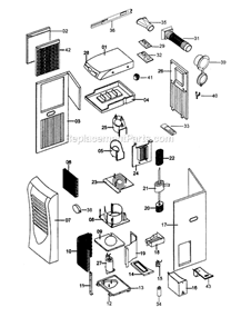 Part Location Diagram of TL1857 DeLonghi Stopper And Flange