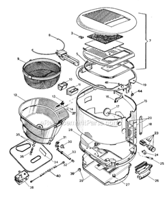 Part Location Diagram of 535235 DeLonghi Drain Hose