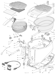 Part Location Diagram of 7312577519 DeLonghi Cable