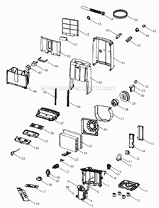 Part Location Diagram of NE1838 DeLonghi Coupling (1/4 Inch)
