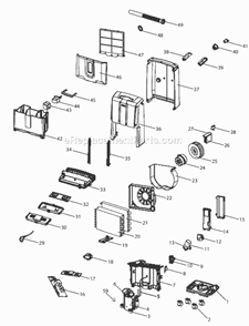 Part Location Diagram of KE8140712 DeLonghi Sensor
