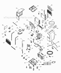 Part Location Diagram of NE1517 DeLonghi Support