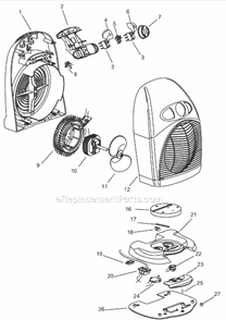Part Location Diagram of 5914012400 DeLonghi Front Panel