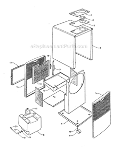 Part Location Diagram of 690351 DeLonghi Base