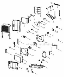 Part Location Diagram of NE1880 DeLonghi Protection