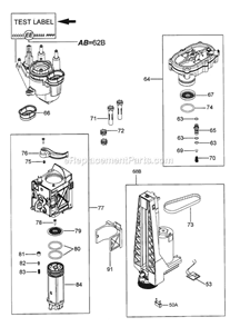 Part Location Diagram of 5332149100 DeLonghi Generator Gasket - Orange