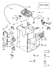 Part Location Diagram of 5532122200 DeLonghi Knobsteam Black