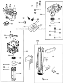 Page D Diagram and Parts List for EAM3400N  DeLonghi Coffee Maker