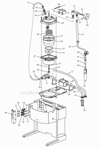 Page B Diagram and Parts List for EC701  DeLonghi Coffee Maker