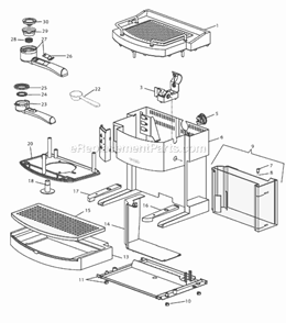 Page A Diagram and Parts List for EC710  DeLonghi Coffee Maker