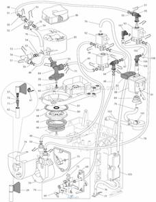 Page B Diagram and Parts List for EC860  DeLonghi Coffee Maker