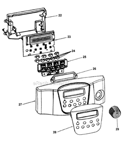 Page B Diagram and Parts List for ESAM4400  DeLonghi Coffee Maker