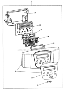 Page B Diagram and Parts List for ESAM4500  DeLonghi Coffee Maker