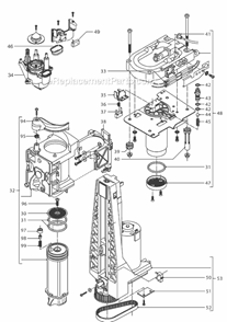 Page B Diagram and Parts List for ESAM5400  DeLonghi Coffee Maker
