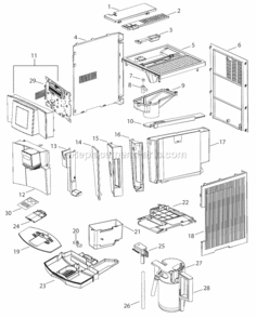 Part Location Diagram of 5513227971 DeLonghi GRINDER ASSEMBLY (2D-DL 230V)