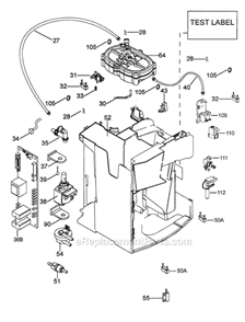Page C Diagram and Parts List for ESAM6600  DeLonghi Coffee Maker