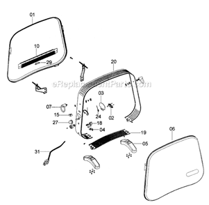 Page A Diagram and Parts List for HR715  DeLonghi Heater