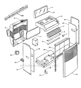 Part Location Diagram of 534686 DeLonghi Lever