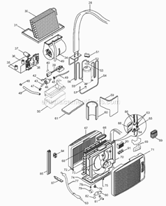 Part Location Diagram of 536996 DeLonghi 536996