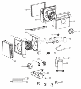 Part Location Diagram of TL1839 DeLonghi Float