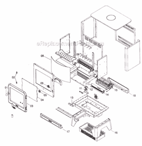 Page A Diagram and Parts List for SFG1031  DeLonghi Heater