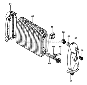 Part Location Diagram of 6105000000 DeLonghi Bracket