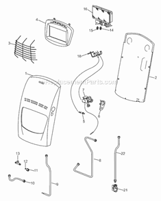 Part Location Diagram of 552290 DeLonghi Analyzer