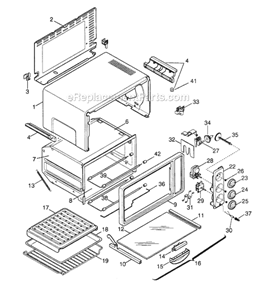 Part Location Diagram of 709346 DeLonghi Door Frame