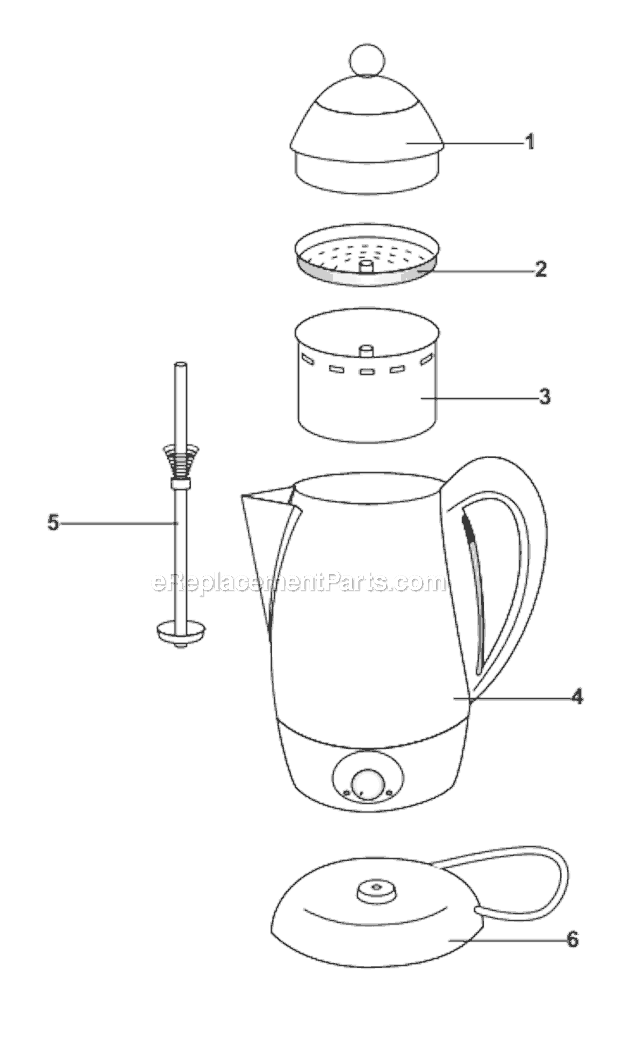 Page A Diagram and Parts List for EDP12ST  DeLonghi Coffee Maker