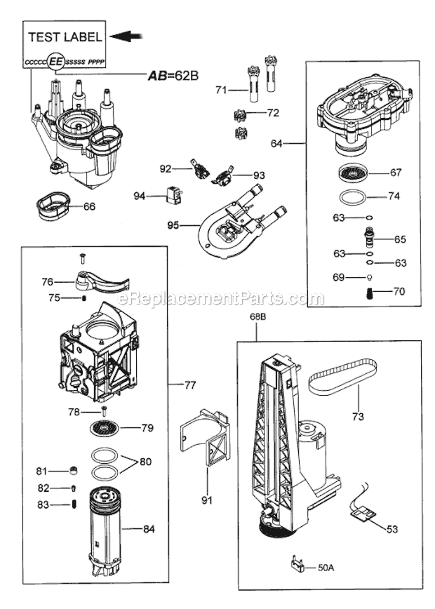 Page C Diagram and Parts List for ESAM3300  DeLonghi Coffee Maker