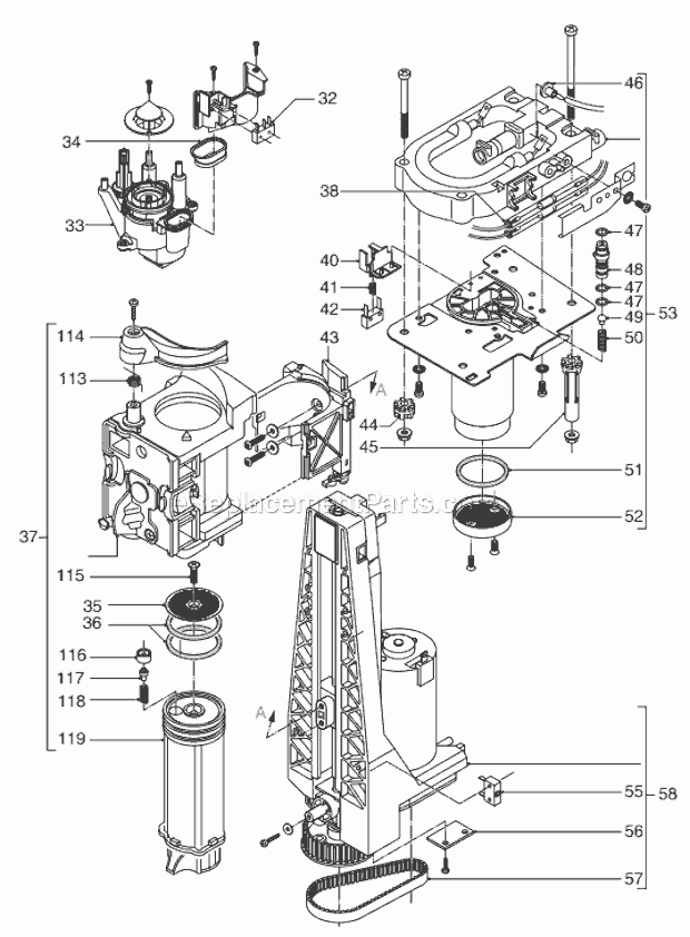 Page C Diagram and Parts List for ESAM4500  DeLonghi Coffee Maker