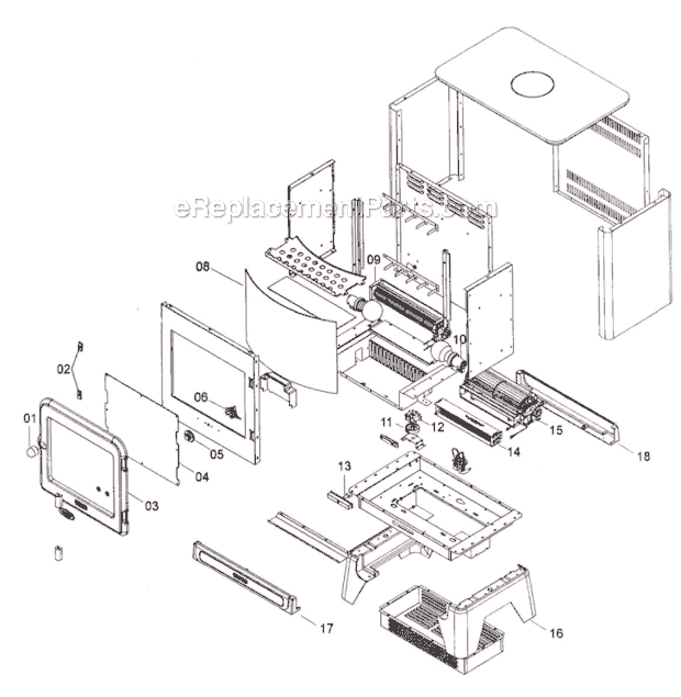Page A Diagram and Parts List for SFG1031  DeLonghi Heater