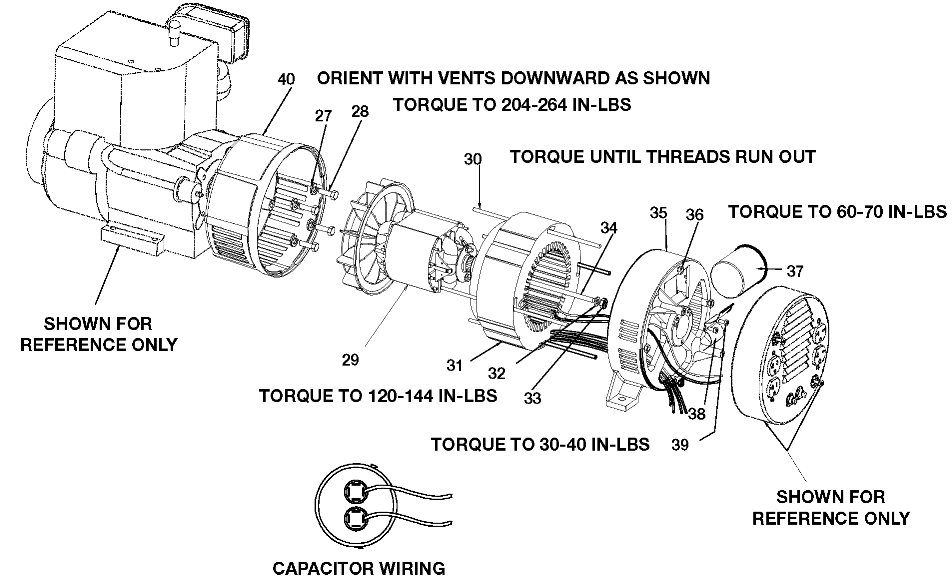 PUMP Diagram and Parts List for 919-67958 Type 0 DeVilbiss Generator
