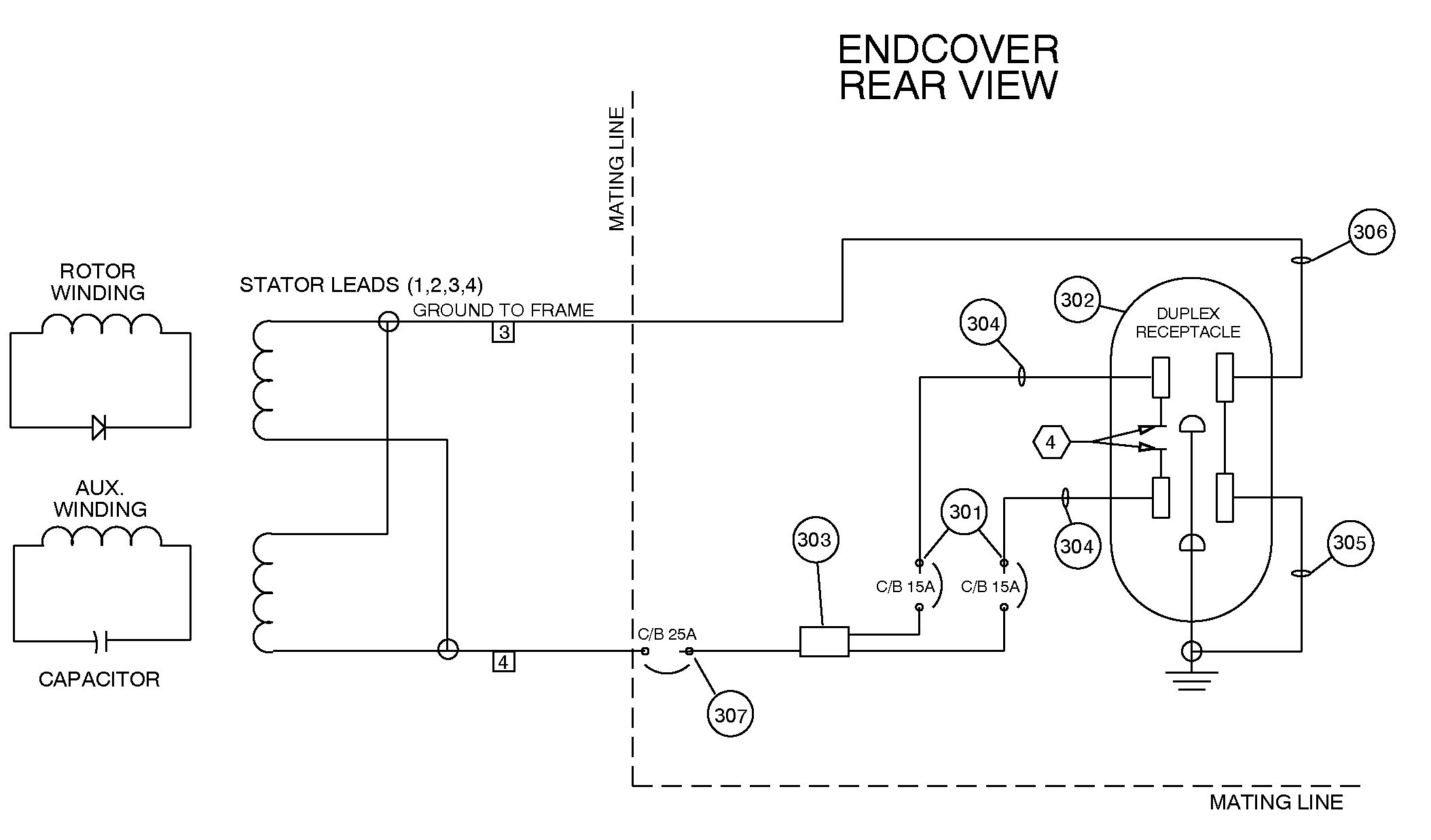 Wiring Diagram Diagram and Parts List for 919-67003 0 DeVilbiss Generator