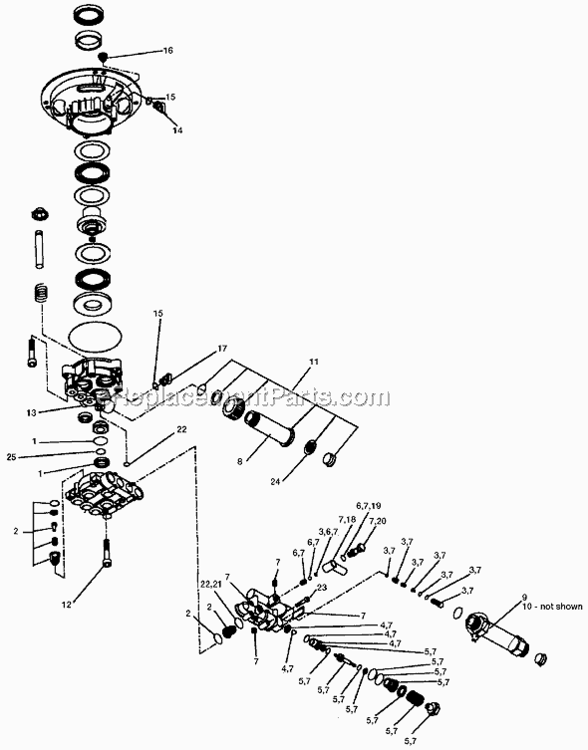 Page A Diagram and Parts List for 1502CVBS Type 0 DeVilbiss Pressure Washer