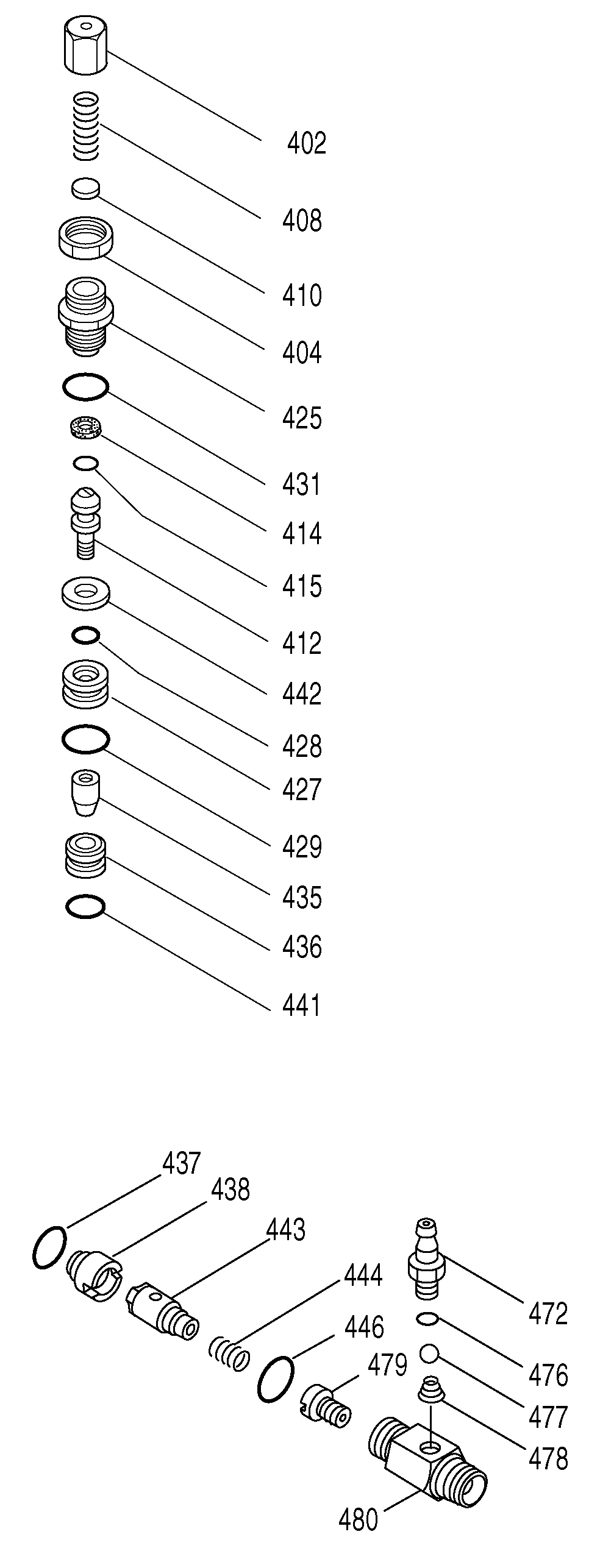 Exploded Diagram B Diagram and Parts List for PCH2800C Type 0 DeVilbiss Pressure Washer