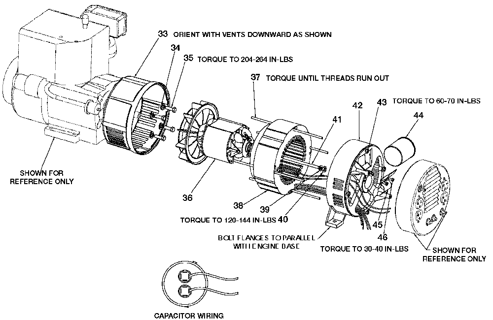Exploded Diagram C Diagram and Parts List for GHV4500 Type 1 DeVilbiss Generator