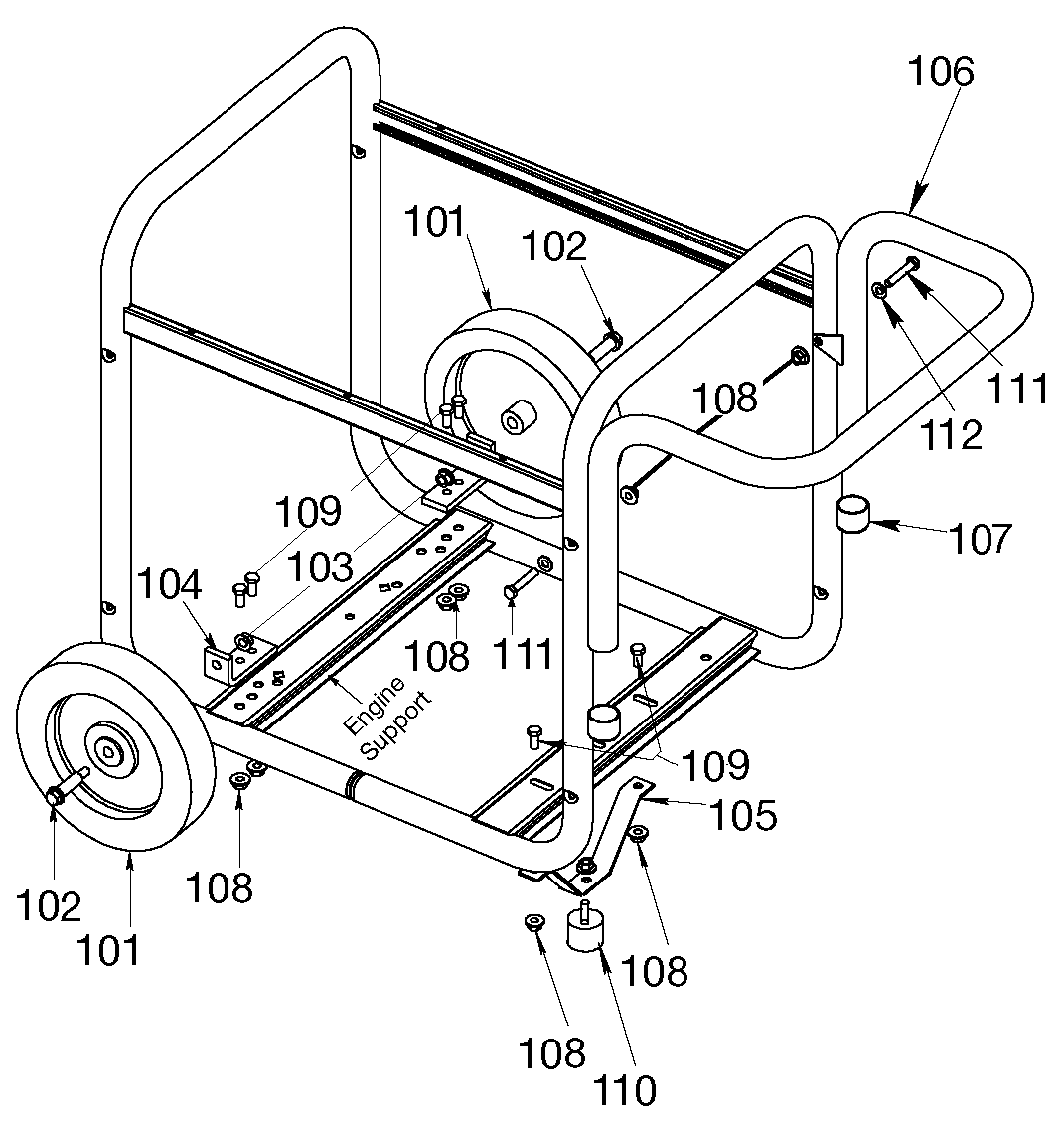 Frame Diagram and Parts List for 919-67950 1 DeVilbiss Generator