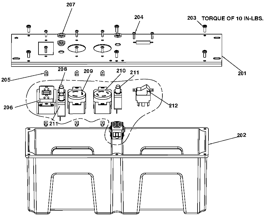 Panel Diagram and Parts List for 919-67007 Type 0 DeVilbiss Generator