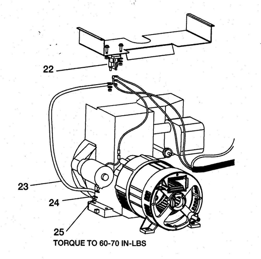 Engine Diagram and Parts List for GBFE6010-1  DeVilbiss Generator