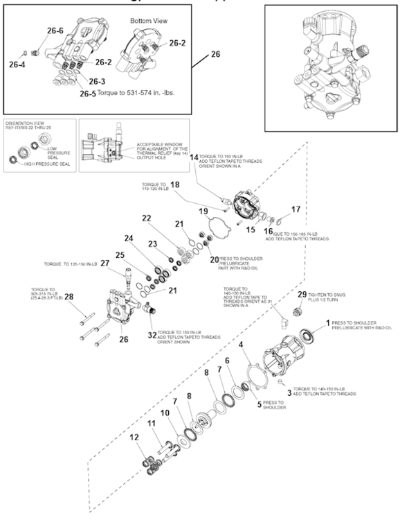 Page A Diagram and Parts List for 919-67028 Type 1 DeVilbiss Pressure Washer